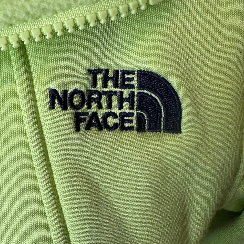 The North Face Jacket Women's Small‎ Lime Green Highanddry Fleece Liner Full Zip